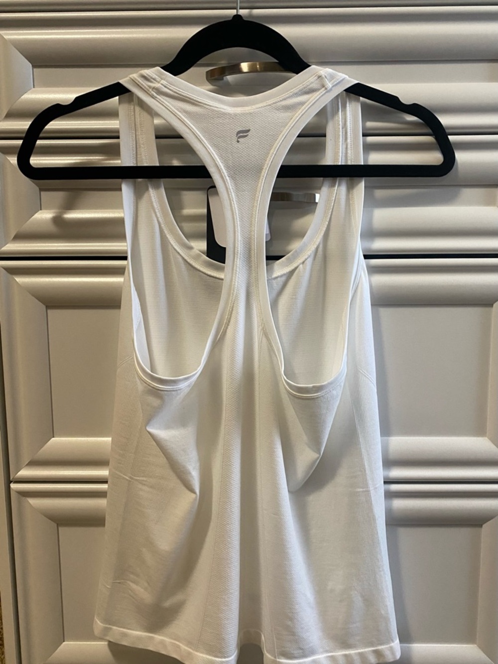 Fabletics White Racerback Tank - Picture 2 of 3